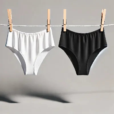 Forro Branco vs Forro Preto: Entenda a Diferença nas Calcinhas Absorventes