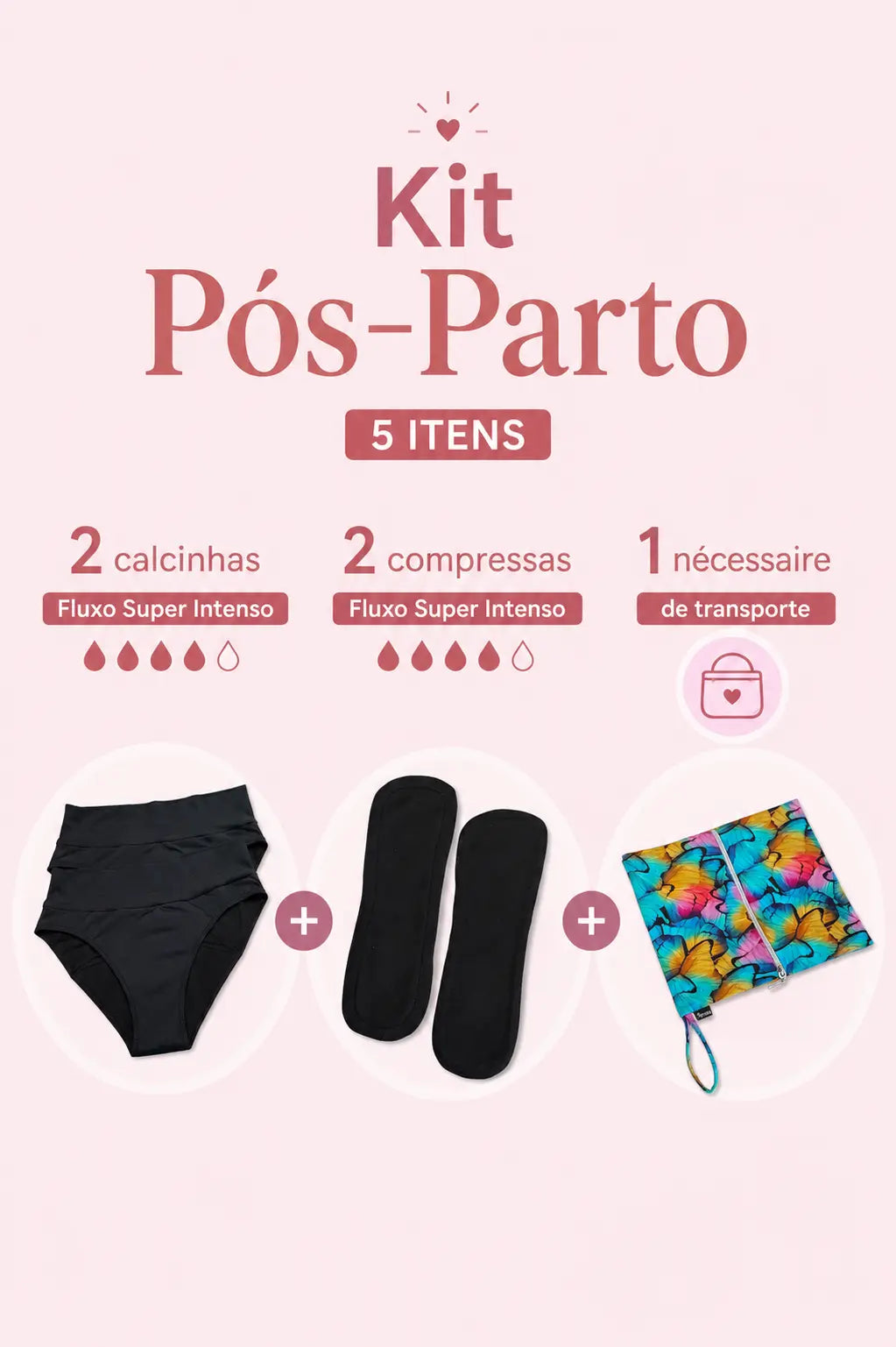 Kit Pós-Parto - Cuidado Completo