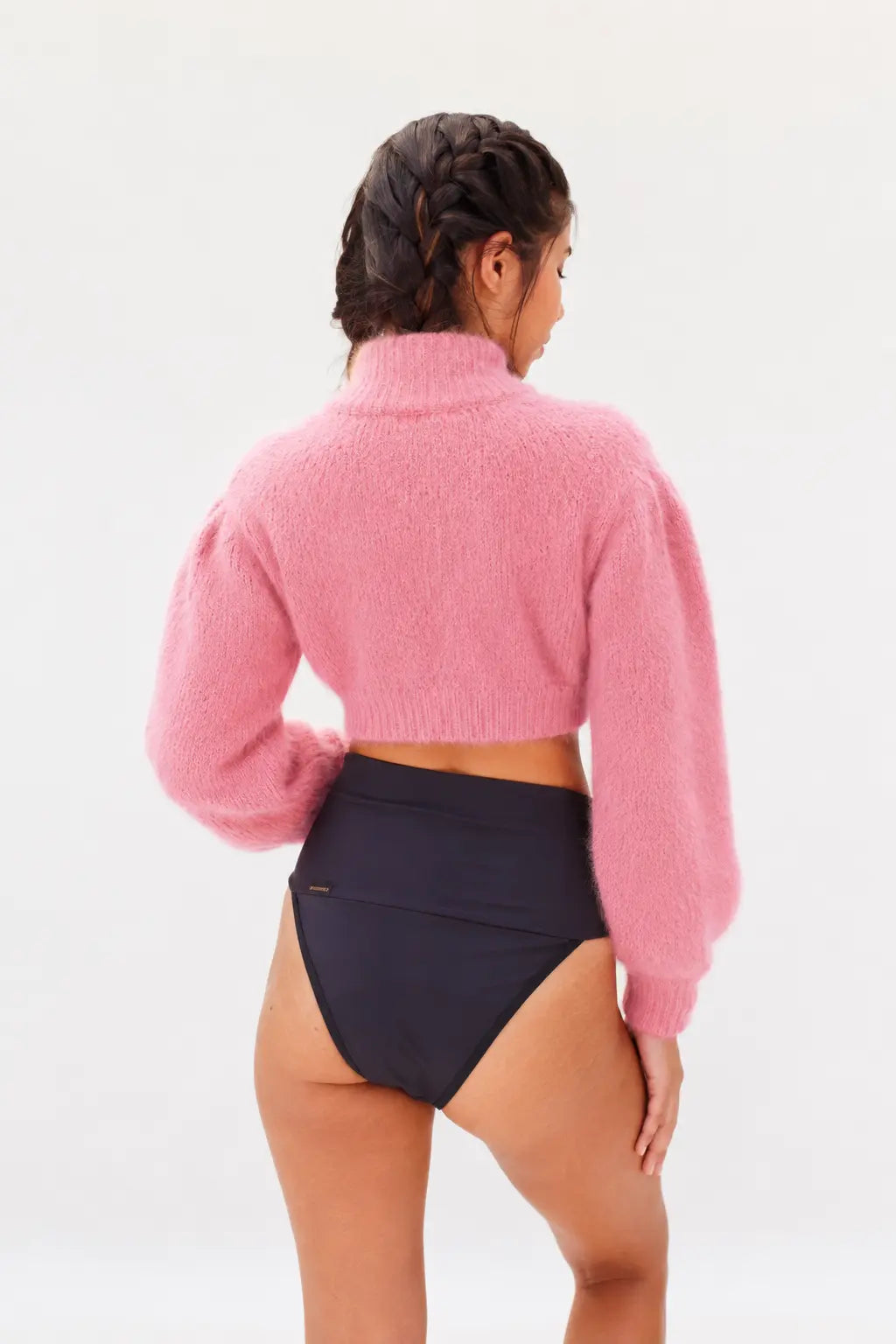 Conjunto Calcinha Absorvente e Biquíni Menstrual - Primeiros Ciclos - Fluxo Moderado - Preto