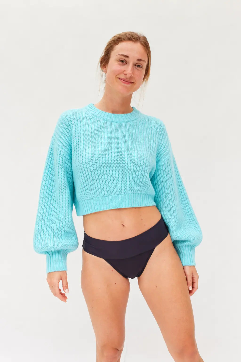 Conjunto Calcinha Absorvente e Biquíni Menstrual - Fluxo Leve - Preto