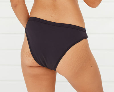 Annya - Primeiros Ciclos - Calcinha Absorvente e Biquíni Menstrual - Fluxo Intenso - Preto