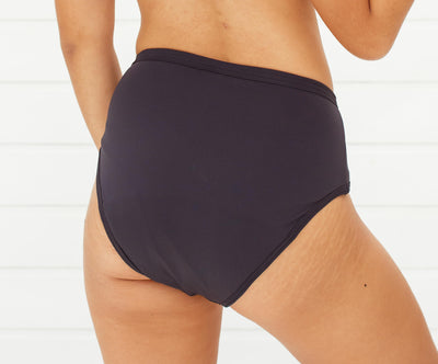 Artemísia - Primeiros Ciclos - Calcinha Absorvente e Biquíni Menstrual - Fluxo Super Intenso - Preto