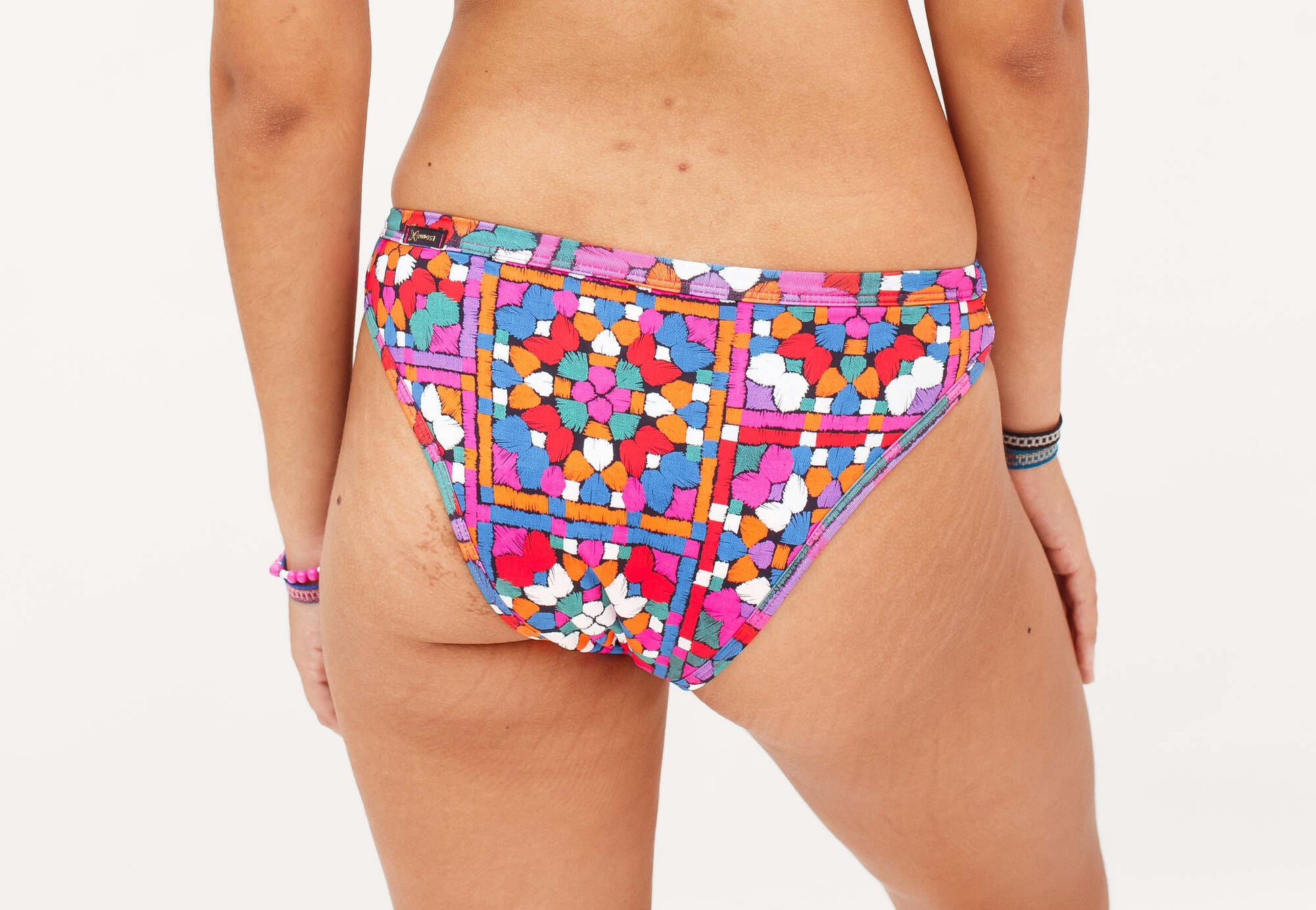 Conjunto Calcinha Absorvente e Biquíni Menstrual - Primeiros Ciclos - Fluxo Intenso - Aquarela