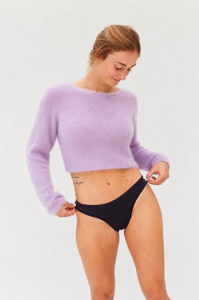 Analu - Calcinha Absorvente e Biquíni Menstrual - Fluxo Super Leve - Preto