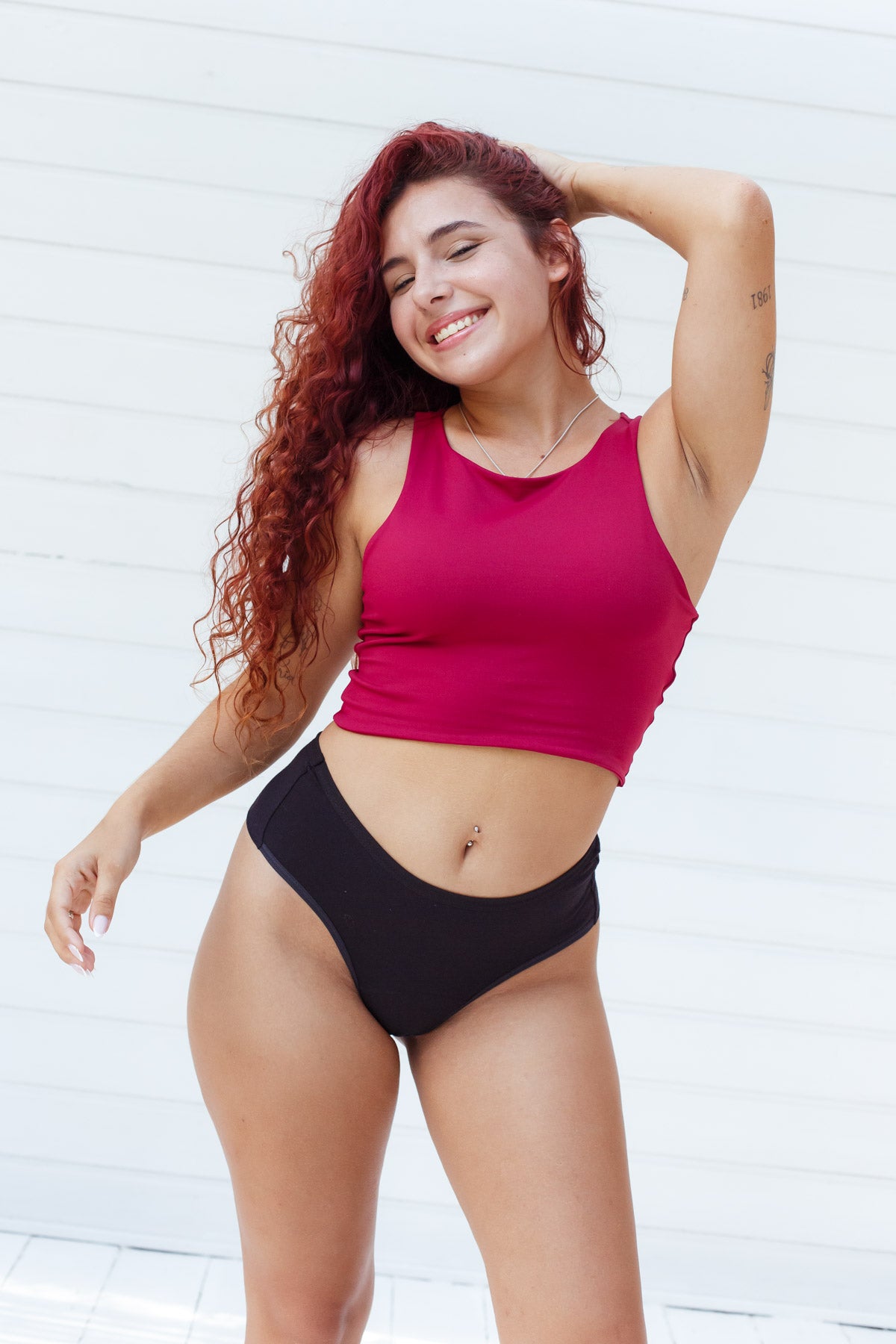 Malu - Calcinha Absorvente para Uso Diário - Preta em Algodão