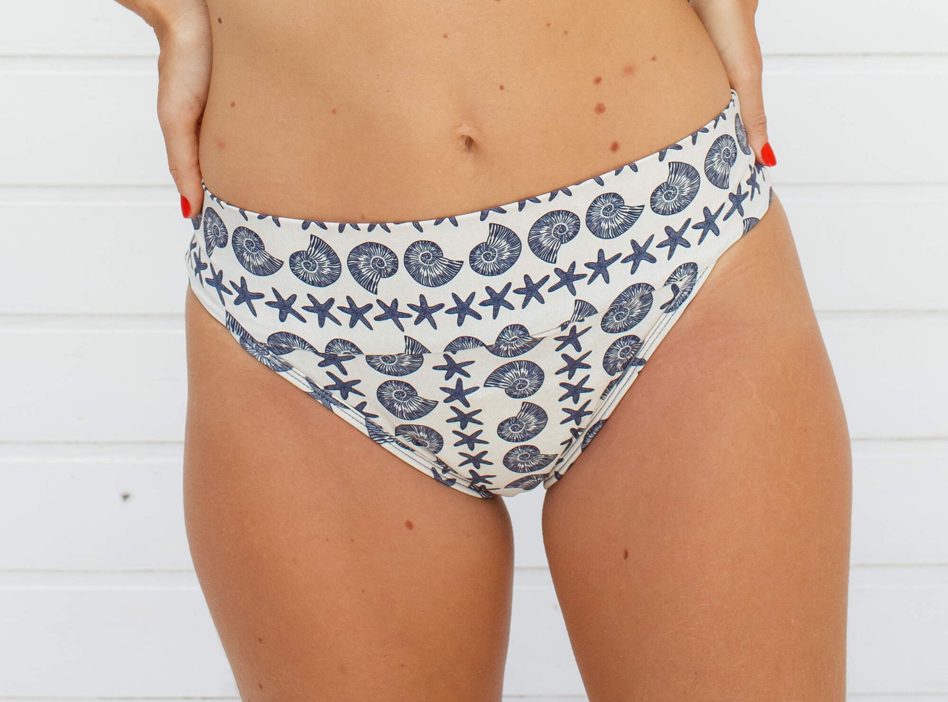 Safira - Calcinha Absorvente e Biquíni Menstrual - Fluxo Intenso - Brisa