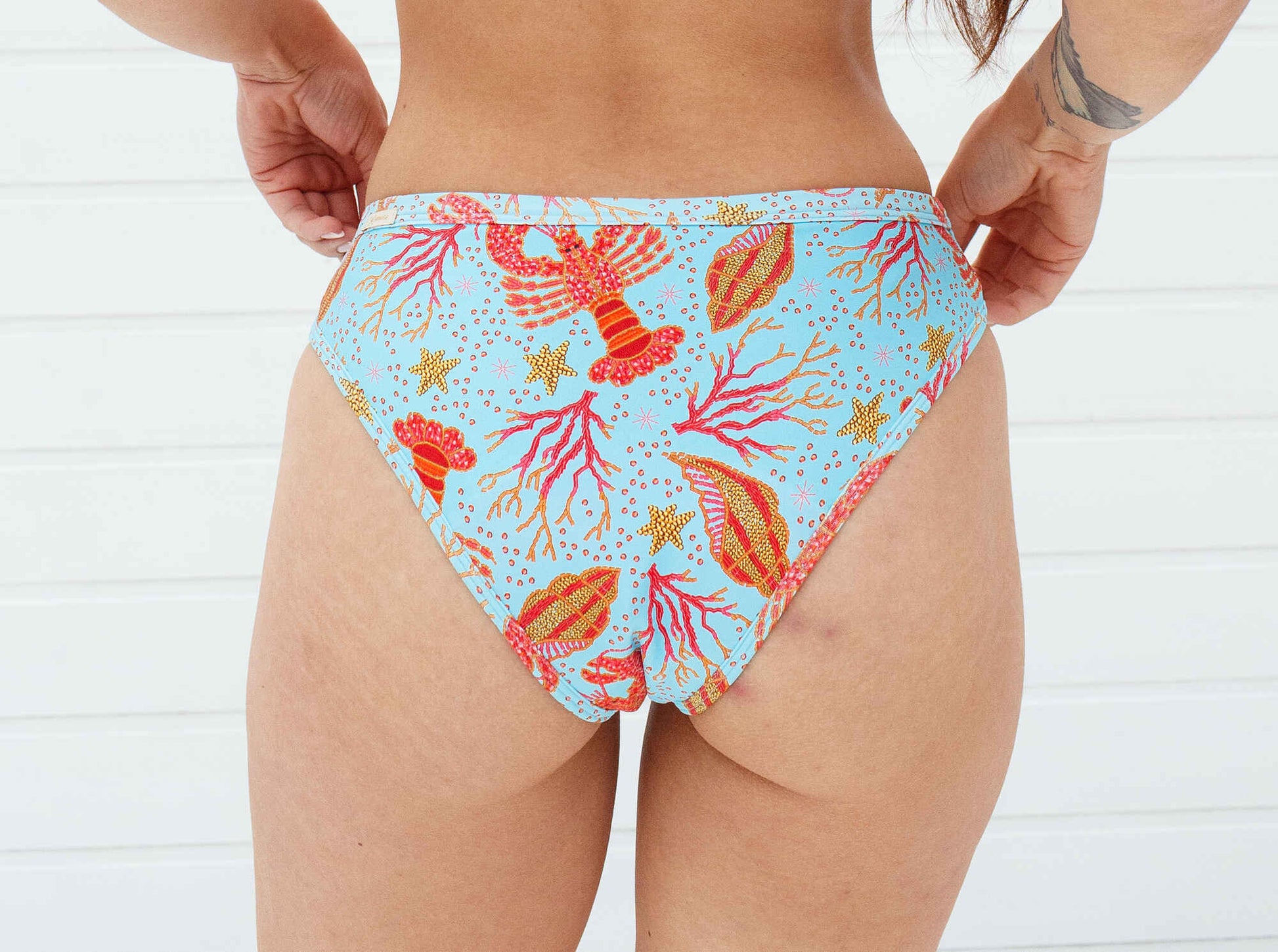 Conjunto Calcinha Absorvente e Biquíni Menstrual - Fluxo Moderado - Cali