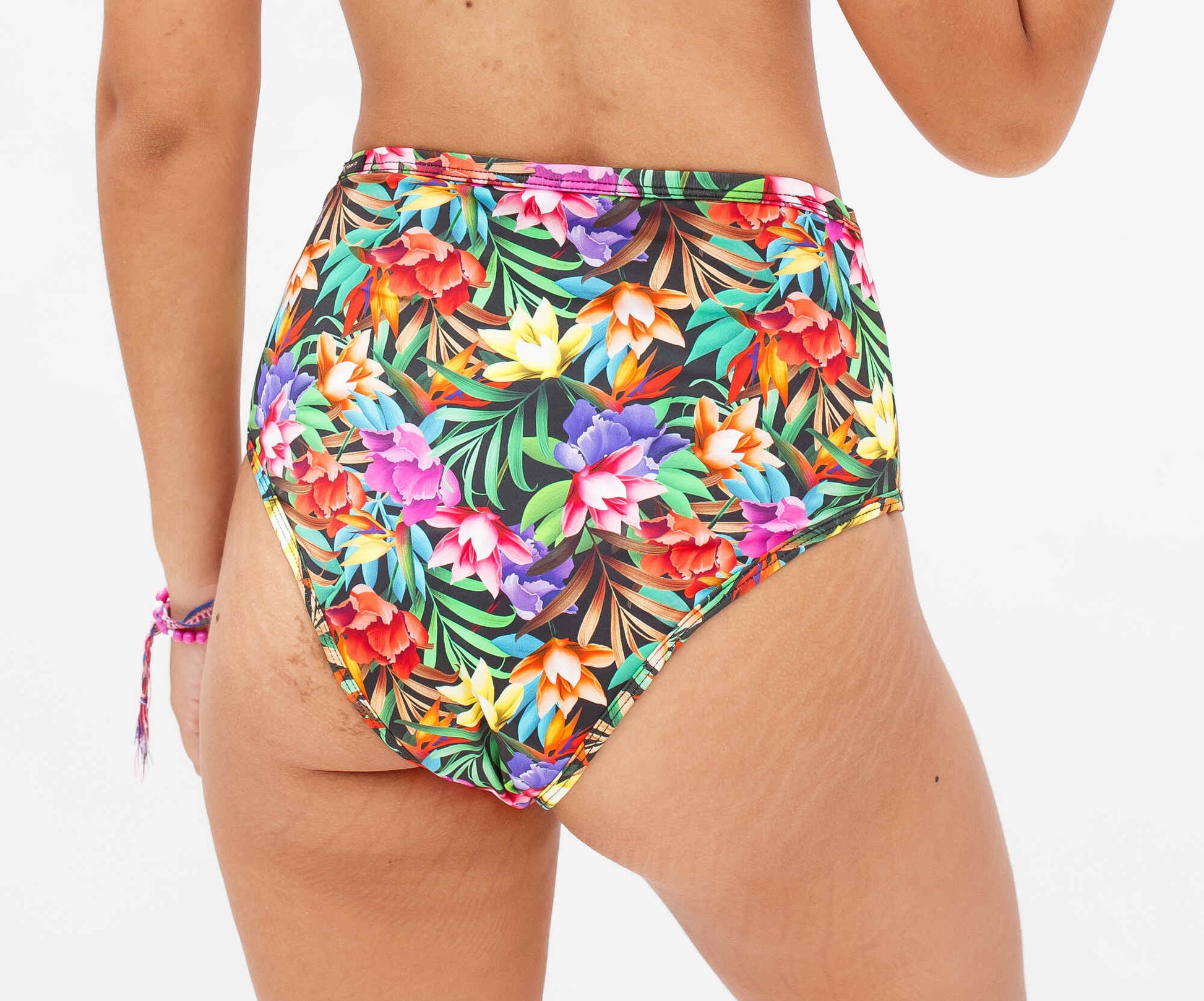 Hot Pant Amazonita - Primeiros Ciclos - Calcinha Absorvente e Biquíni Menstrual - Fluxo Intenso + Bolsinha de Gel - Flora