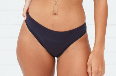 Annya - Calcinha Absorvente e Biquíni Menstrual - Fluxo Intenso - Preto