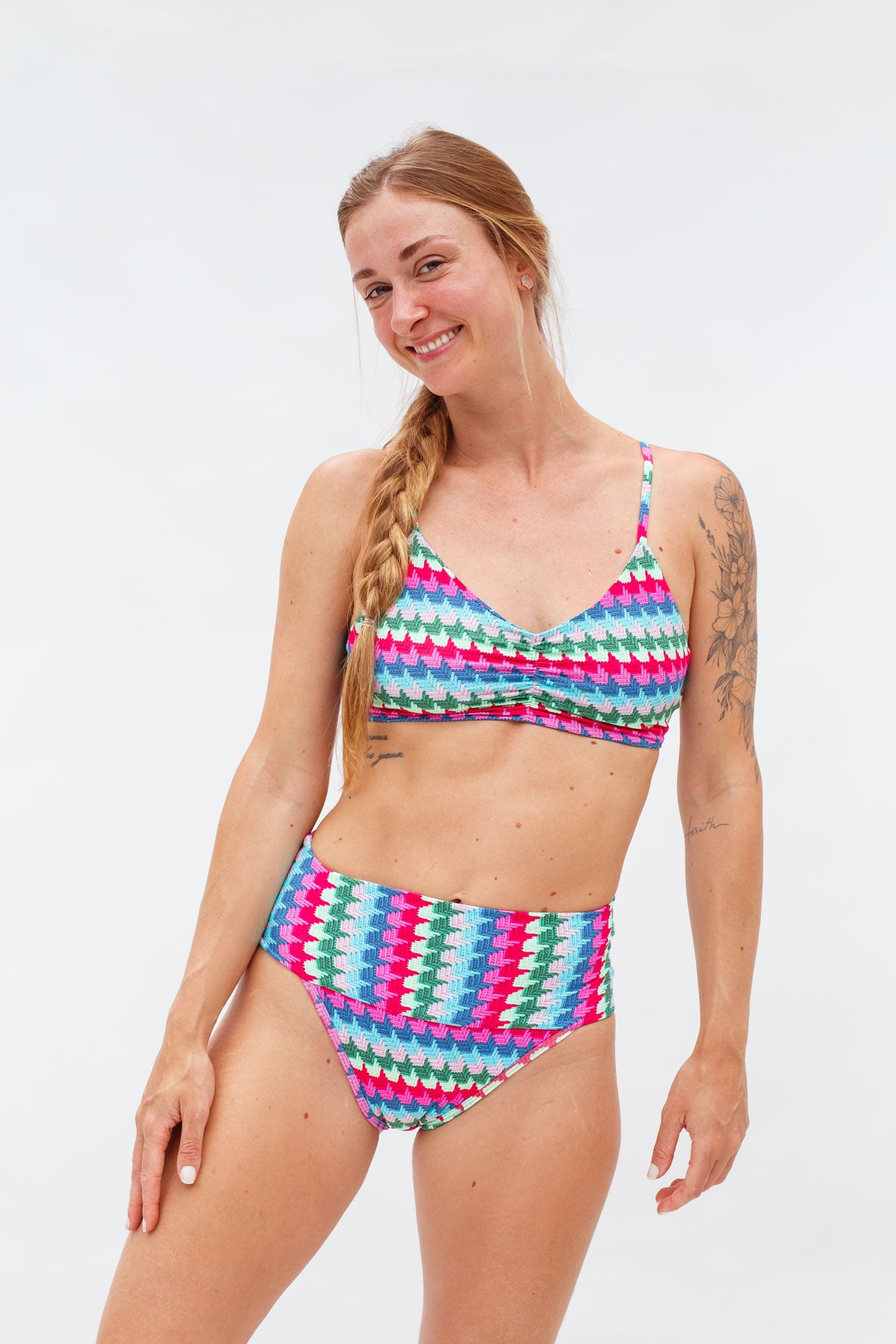 Conjunto Calcinha Absorvente e Biquíni Menstrual - Fluxo Moderado - Cora