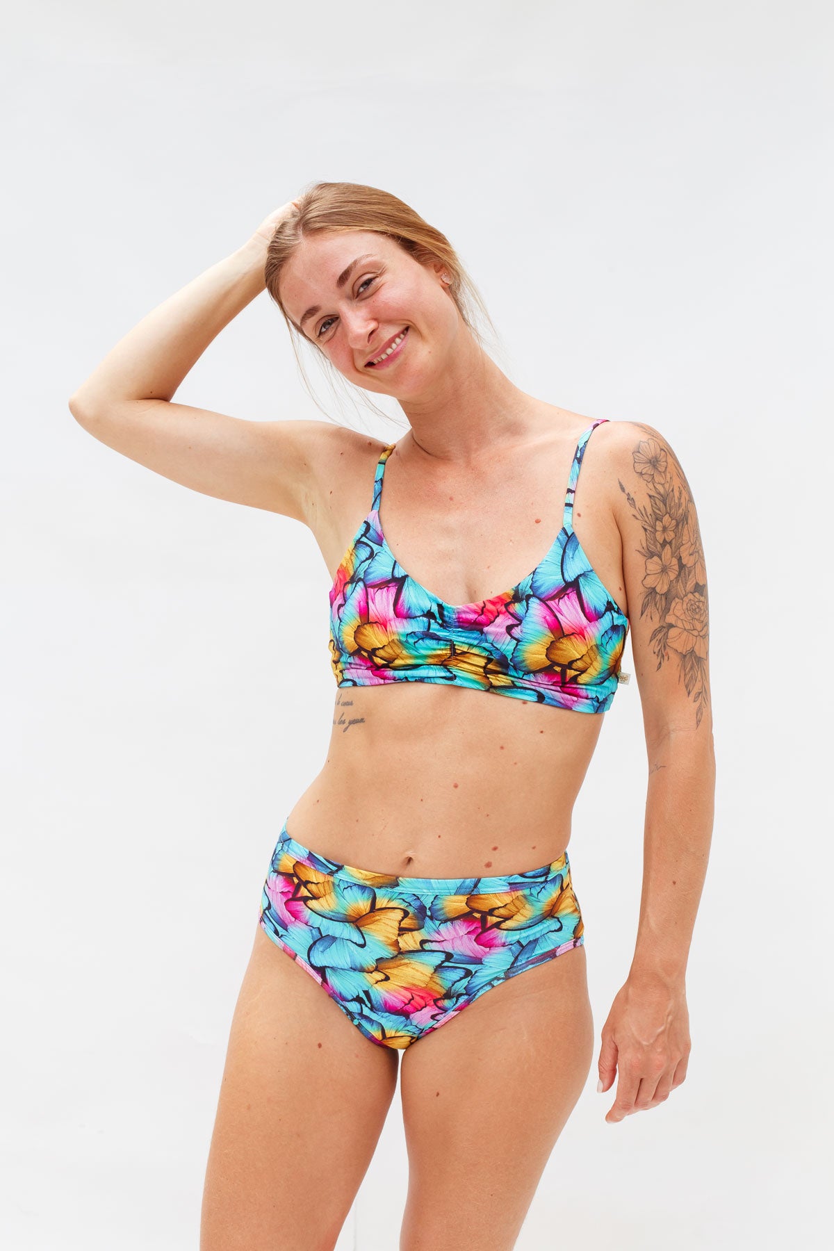 Conjunto Calcinha Absorvente e Biquíni Menstrual - Fluxo Super Intenso - Butterfly