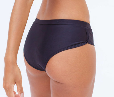 Nina - Calcinha Absorvente e Biquíni Menstrual - Fluxo Intenso - Preto