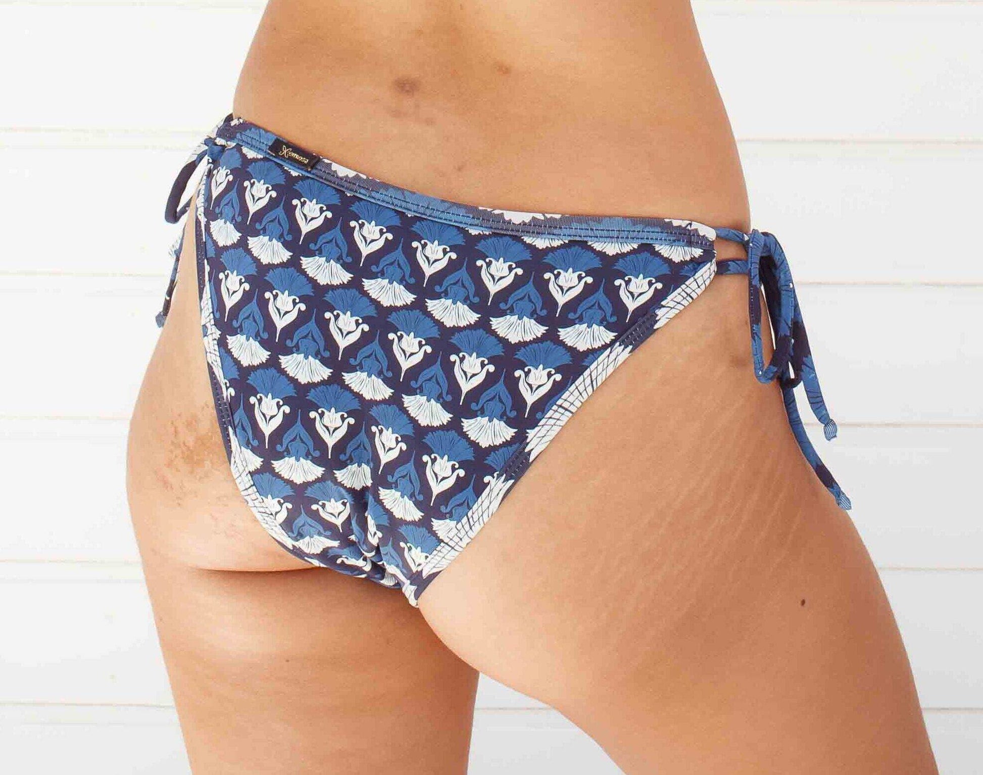 Conjunto Calcinha Absorvente e Biquíni Menstrual - Primeiros Ciclos - Fluxo Modrado - Maui