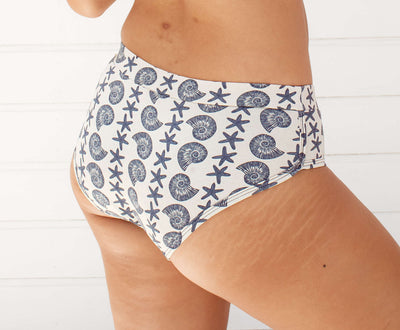 Gaia - Primeiros Ciclos - Calcinha Absorvente e Biquíni Menstrual - Fluxo Moderado - Brisa